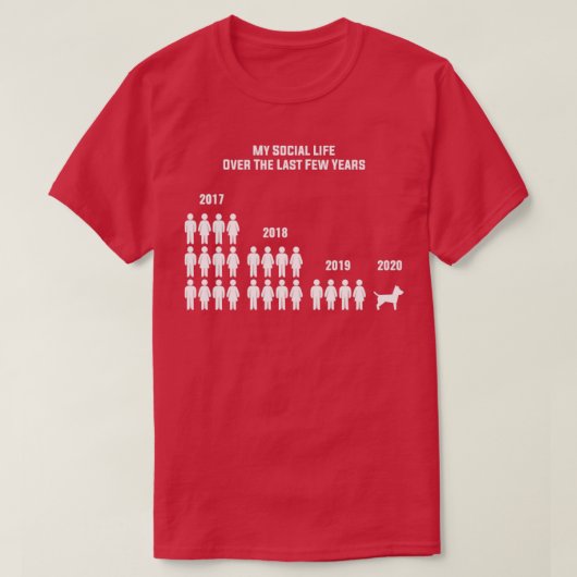 Mijn sociale leven t-shirt (Design voorkant)
