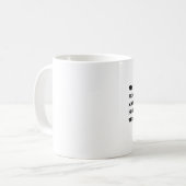 Mijn soep is verwijderd koffiemok (Voorkant links)