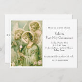 Mijn soep leidt de eerste communie van Veil Kaart (Voorkant / Achterkant)