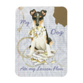 Mijn soepele Collie Ate Mijn Lesson Plan Magneet (Verticaal)