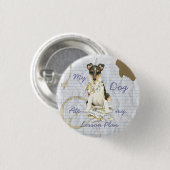 Mijn soepele Collie Ate Mijn Lesson Plan Ronde Button 3,2 Cm (Voorkant /achterkant)