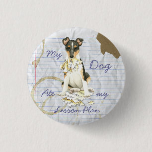 Mijn soepele Collie Ate Mijn Lesson Plan Ronde Button 3,2 Cm