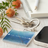 Mijn sol is geankerd op Hope Sleutelhanger (Voorkant Rechts)