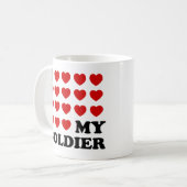 Mijn Soldaat Koffiemok (Voorkant links)