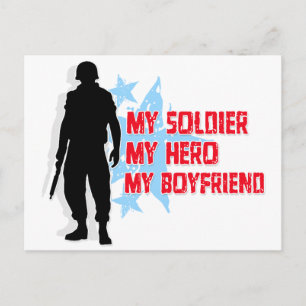 Mijn soldaat, mijn Hero, mijn vriend Briefkaart