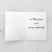 MIJN ***SOLDAAT**** "MOOI HART" MET KERST FEESTDAGEN KAART (Binnen)