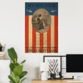 Mijn soldaat poster (Thuiskantoor)