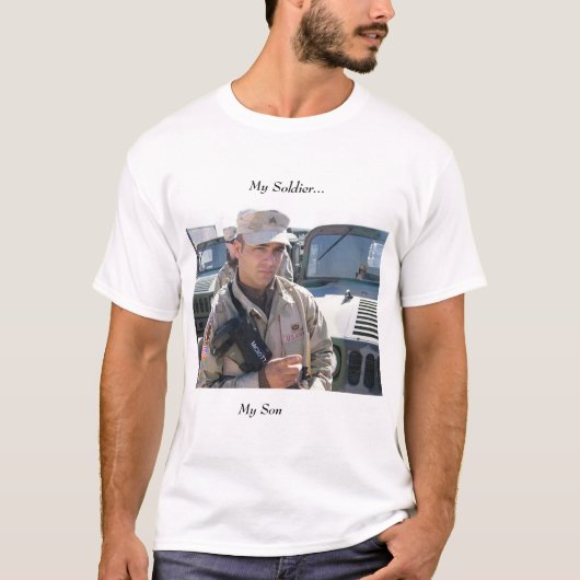 Mijn soldaat t-shirt (Voorkant)