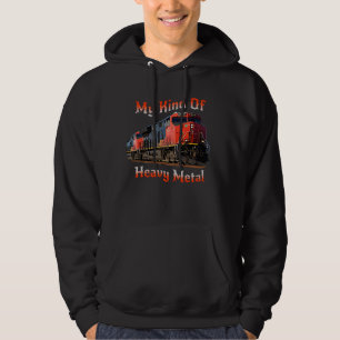 Mijn soort autolocomotief met zware metalen diesel hoodie