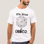 Mijn soort Disco Fun Dice Boardgame Fun T-shirt (Voorkant)