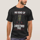 Mijn soort kerstboom sleept met grappige kerstmis  t-shirt (Voorkant)