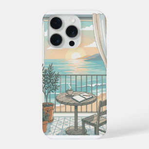 Mijn Soort Ochtend   Knus Koffie Zonsopgang Balkon iPhone 15 Pro Case