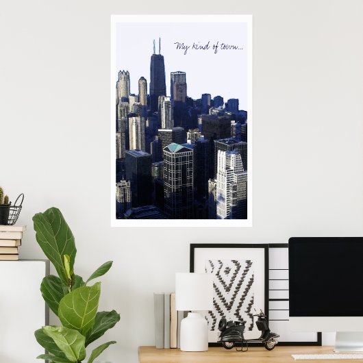 Mijn soort stad poster (Thuiskantoor)