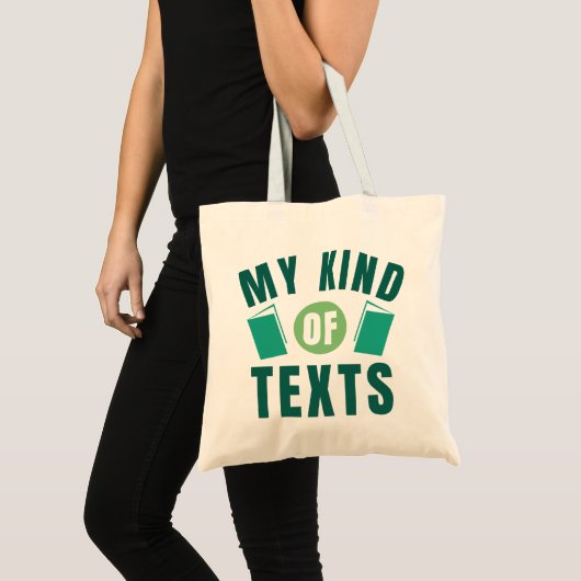 Mijn soort teksten tote bag (Voorkant (product))