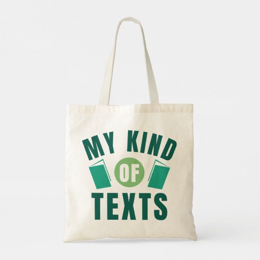 Mijn soort teksten tote bag (Achterkant)