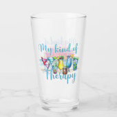 Mijn soort therapie glas (Achterkant)