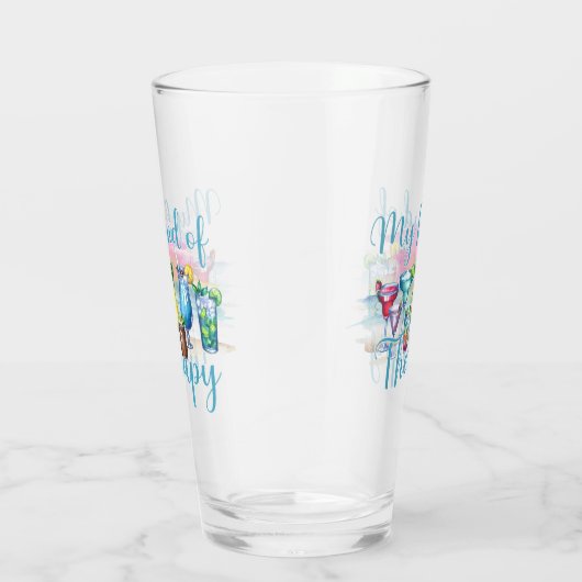 Mijn soort therapie glas (Rechts)