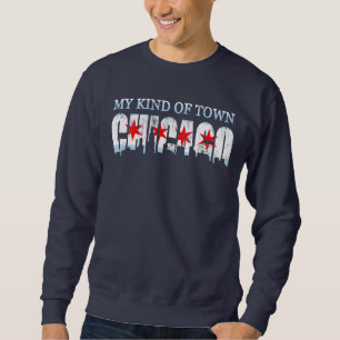 Mijn soort van Town Chicago Flag Skyline Trui