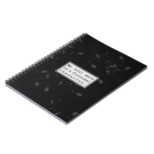 Mijn Soul Mate is een Fictional Character Notebook Notitieboek (Linkerzijde)