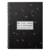 Mijn Soul Mate is een Fictional Character Notebook Notitieboek (Voorkant)