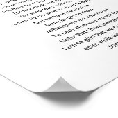 Mijn Soul Sister Poem Poster (Hoek)