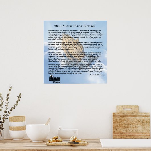 Mijn Spaans Collectie voor dagelijks gebruik 16x24 Poster (Keuken)