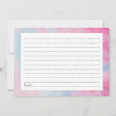 MIJN SPECIALE GEHEUGEN VAN U Fotocondoleerkaart Kaart (Achterkant)