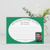 MIJN SPECIALE HERINNERING AAN JOU | Foto | Condole Kaart (Staand voorkant)