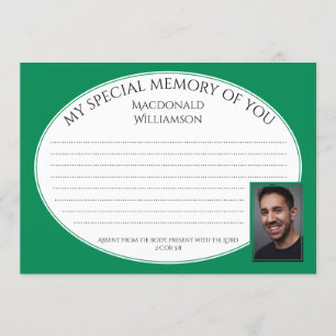 MIJN SPECIALE HERINNERING AAN JOU   Foto   Condole Kaart