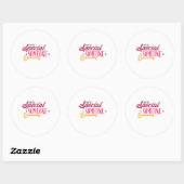 Mijn speciale iemand ronde sticker (Vel)