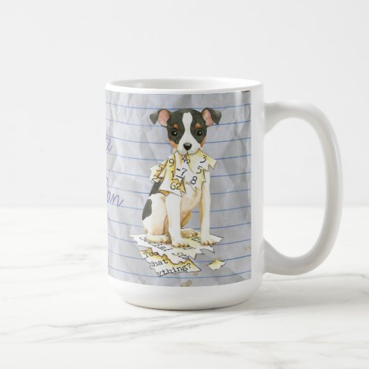 Mijn Speelgoed Fox Terrier Ate mijn Lesson Plan Koffiemok (Rechts)