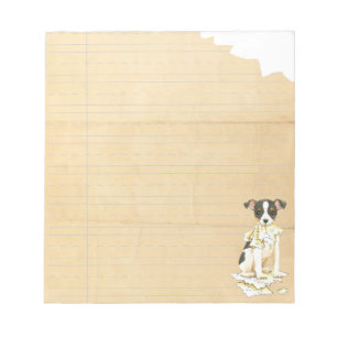 Mijn Speelgoed Fox Terrier Ate mijn thuiswerk Notitieblok