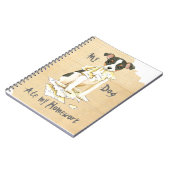 Mijn Speelgoed Fox Terrier Ate mijn thuiswerk Notitieboek (Linkerzijde)
