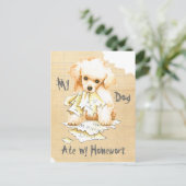 Mijn Speelgoed in mijn huiswerk Briefkaart (Staand voorkant)