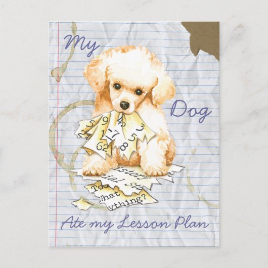 Mijn Speelgoed podium op mijn Lesson Plan Briefkaart (Voorkant)