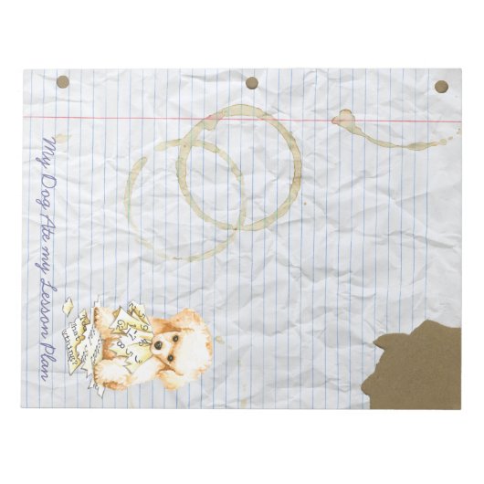 Mijn Speelgoed podium op mijn Lesson Plan Notitieblok (Voorkant)