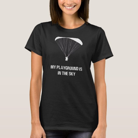 Mijn speelplaats is in de lucht. t-shirt (Voorkant)