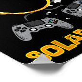Mijn Spel Solar Eclipse 2024 Gaming Gamer Mannen B Poster (Hoek)