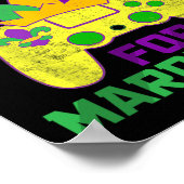 Mijn spel voor Mardi Gras controller videospel gep Poster (Hoek)