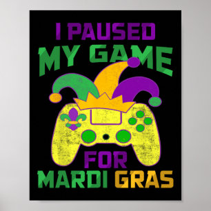 Mijn spel voor Mardi Gras controller videospel gep Poster
