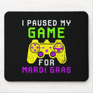 Mijn spel voor Mardi Gras Video Game Control gepau Muismat