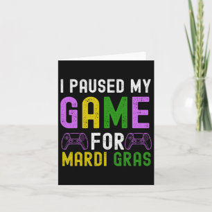 Mijn spel voor Mardi Gras videospel Mardi Gra gepa Kaart