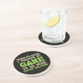 Mijn spel werd hier gepauzeerd grappige videokamer zandsteen onderzetter (Zijkant)