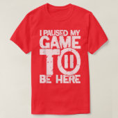 Mijn spel werd hier gespeeld t-shirt (Design voorkant)