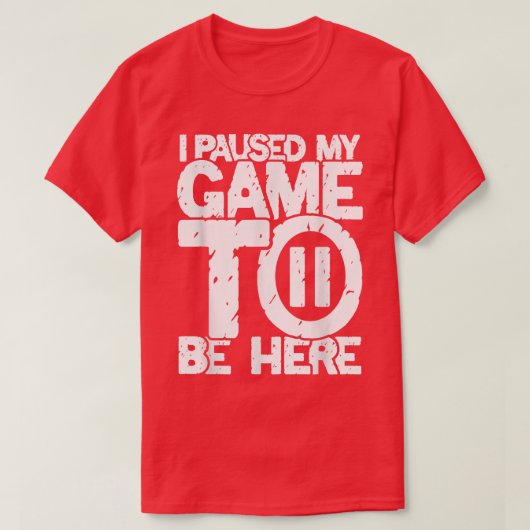 Mijn spel werd hier gespeeld t-shirt (Design voorkant)