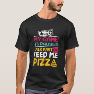 Mijn spel wordt gepauzeerd als je snel praat of me t-shirt