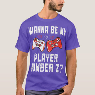 Mijn speler nummer 2 Video Game Lover Gamer T-shirt