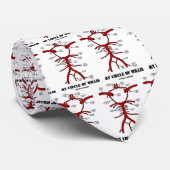 Mijn spiraal van Willis (Arteria anatomical Humor) Stropdas (Opgerold)