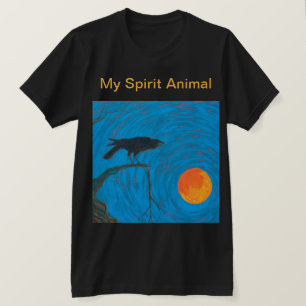 Mijn Spirit Animal Crow Raven T-shirt