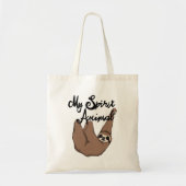 Mijn Spirit Animal Cute Sloth Tote Bag (Voorkant)